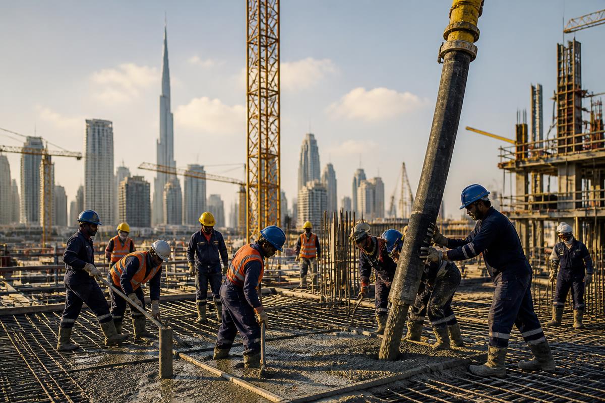 Construction site background